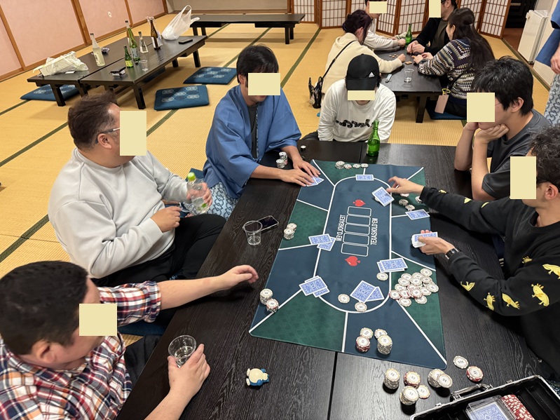 とわいすさんが開いたポーカー会の写真