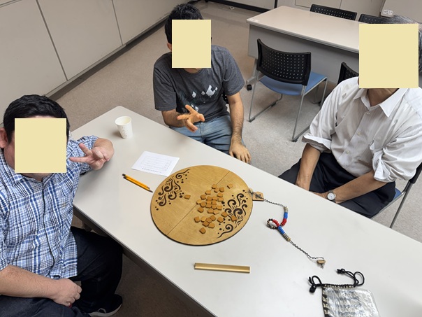 東京名人戦・挑戦者決定リーグの試合開始時の様子