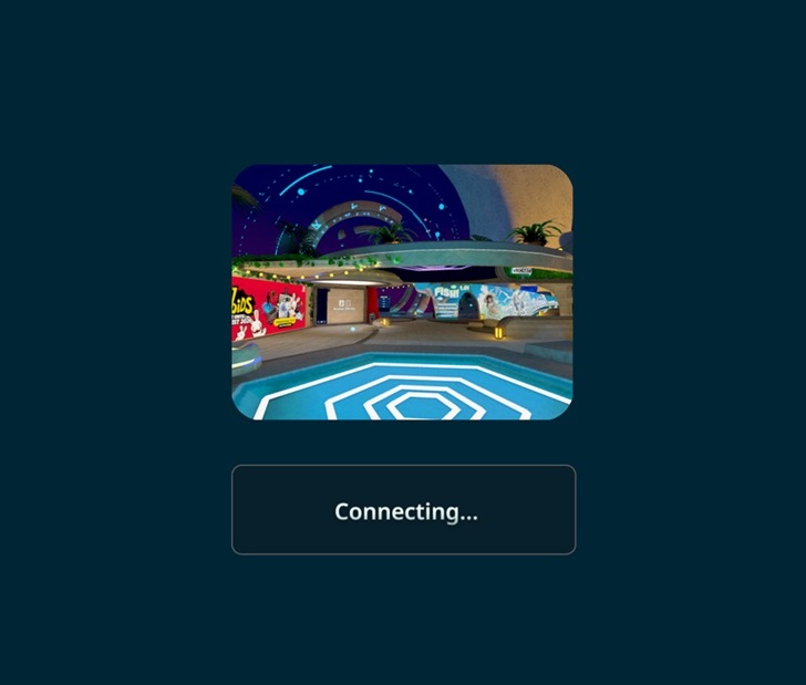 VRChatでVRCごいたに参加する様子